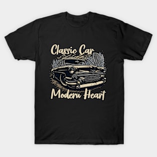 Vintage retro car. T-Shirt